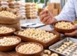 Buyer checking cashew quality before placing a bulk order.
